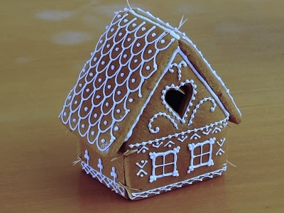 Vianočný medonvíkový domček